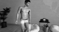 Beautiful gay posing in 3DXChat real time gay porn game