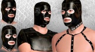 Fetish gay porn and rubber mask porn