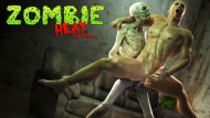 Gay cartoon game with zombie fuck